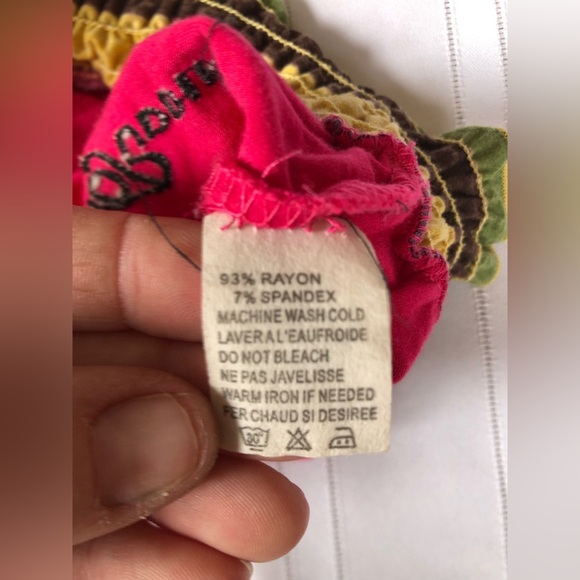 Vtg Y2K Pudding Jeans Ruffle Tank Top - Picture 5 of 13